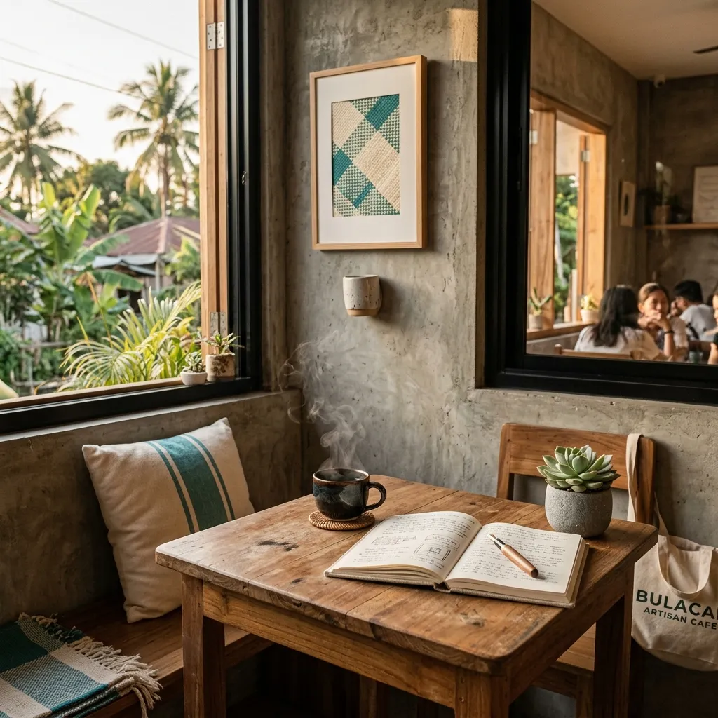 Inside Kape & Likha — a cozy corner in Bulacan